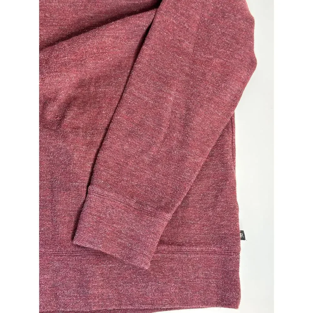 Banana Republic Maroon Red Crew Neck Pullover Sweater Long Sleeve Winter XL